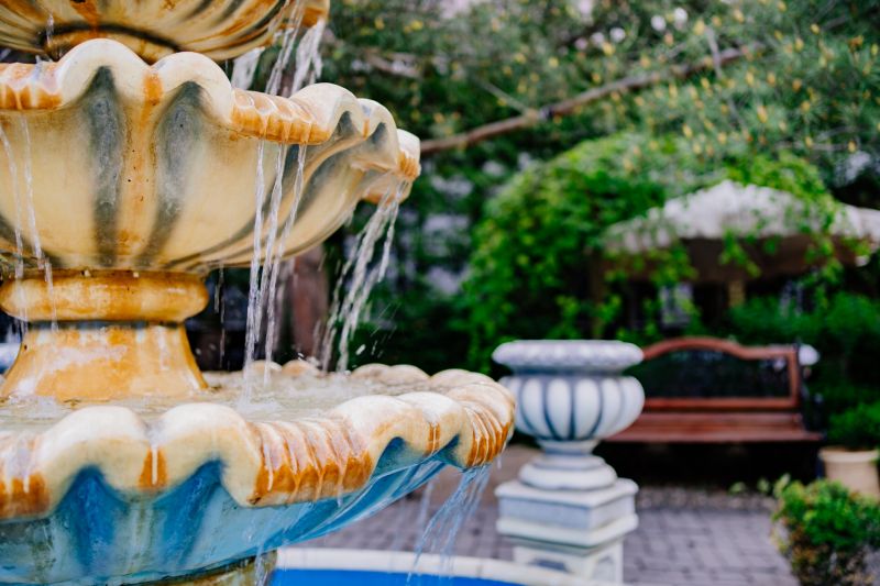 Garden Fountain Installation