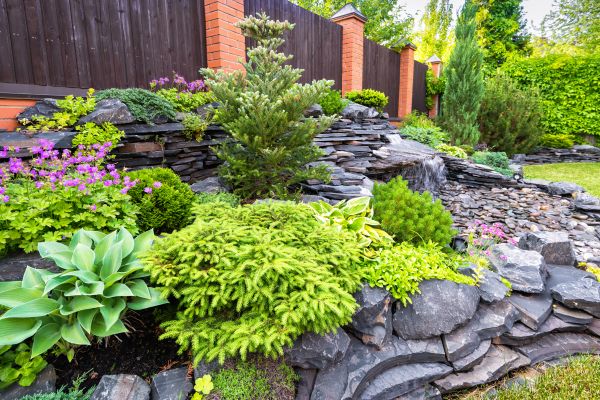 Stone Garden Installation in Fremont